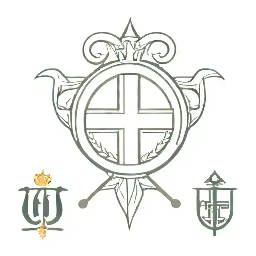 Cruz de Cristo, brasão Portugal, Benfica e família  tattoo design idea