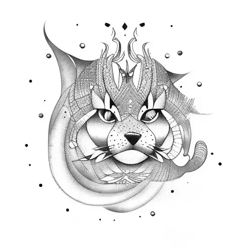 animal lover tattoo design idea