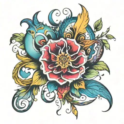 333 tattoo design idea