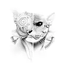 name melissa tattoo design idea