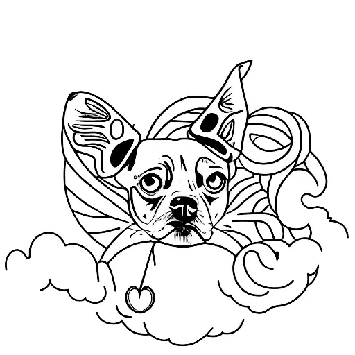 pet passed away  tattoo design idea