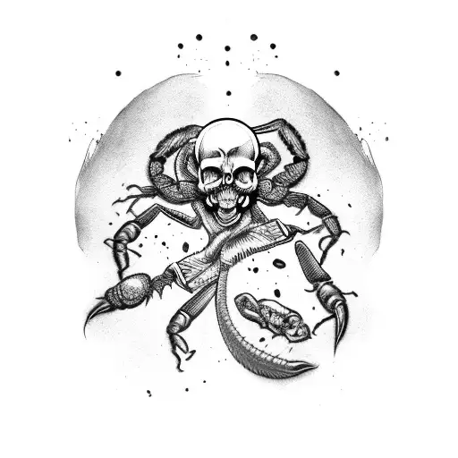 Skull Scorpion Tattoo | TikTok
