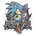sonic tattoo design idea
