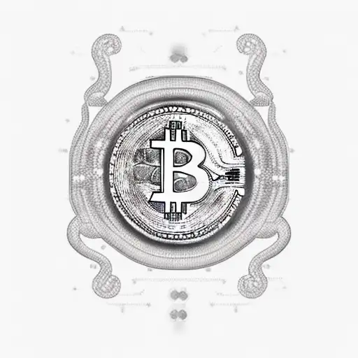 Bitcoin in Germany or Deutschland and she is Python language Programmer with laptop tattoo design idea