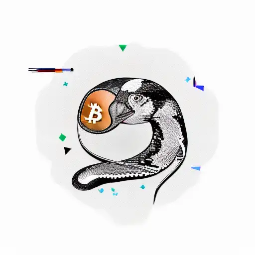 Mynah has Bitcoin in Germany or Deutschland and she is Python language Programmer with laptop tattoo design idea