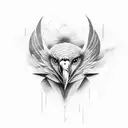 heartless vulture  tattoo design idea