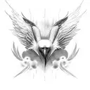 heartless vulture  tattoo design idea