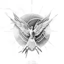 Mockingjay tattoo design idea