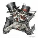puppet master-gamer-realstic tattoo design idea