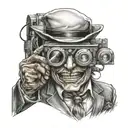puppet master-gamer-realstic tattoo design idea