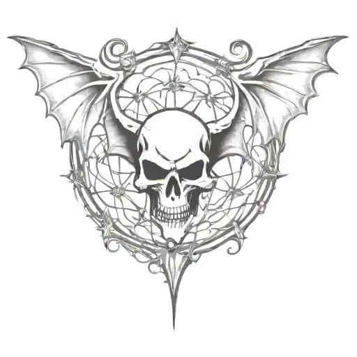 deathbat avenged sevenfold tattoo design idea