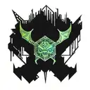 deathbat tattoo design idea