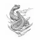 Loch ness monster  tattoo design idea