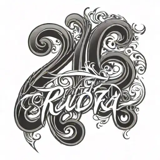 Rudra name tattoo tattoo design idea