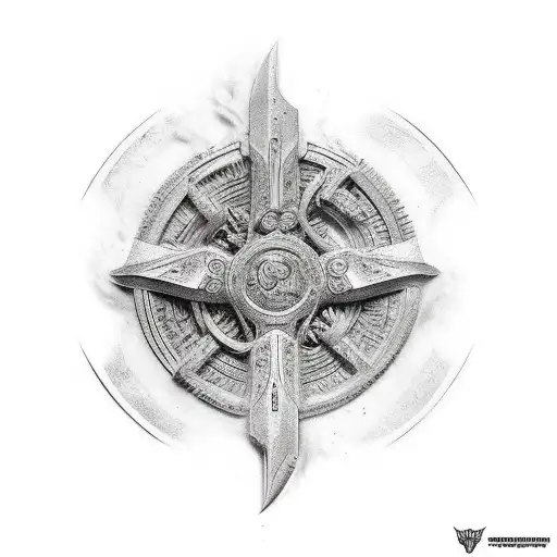 God of war blade of chaos tattoo design idea