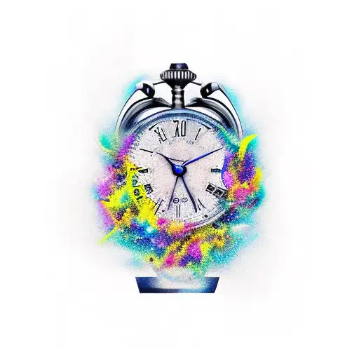 reloj de arena y la vida tattoo design idea