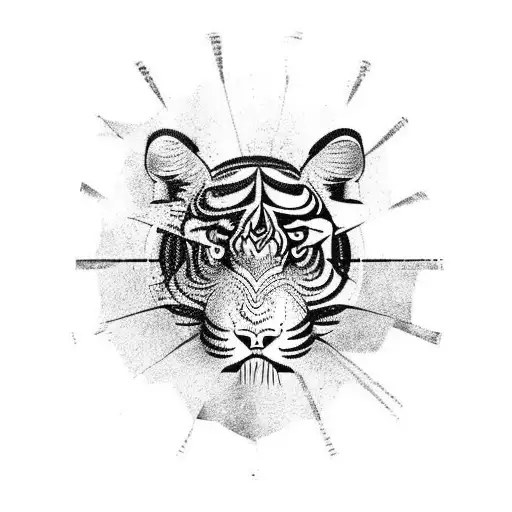 tamil tiger tattoo design idea