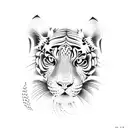 tamil tiger tattoo design idea
