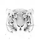 tamil tiger tattoo design idea