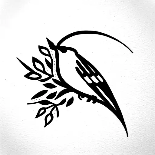 mockingbird tattoo design idea