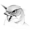 mockingbird tattoo design idea