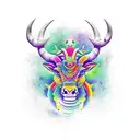 cultura andina, naturaleza, liderazgo, perseverancia, aventura, tauro tattoo design idea