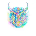 cultura andina, naturaleza, liderazgo, perseverancia, aventura, tauro tattoo design idea