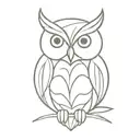 tatum owl   tattoo design idea