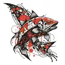 catfish tattoo design idea