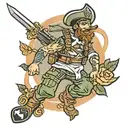 commando tattoo design idea