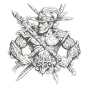 commando tattoo design idea