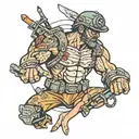 commando tattoo design idea