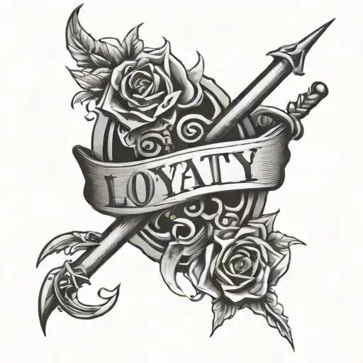 loyalty over power   tattoo design idea