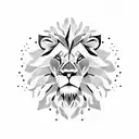 lion Israel tattoo design idea