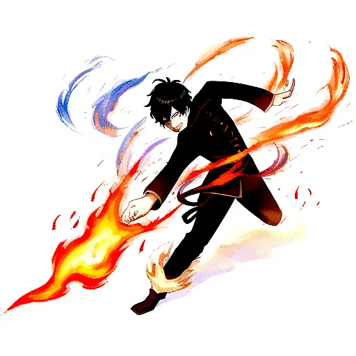 zuko avatar fight flames  tattoo design idea