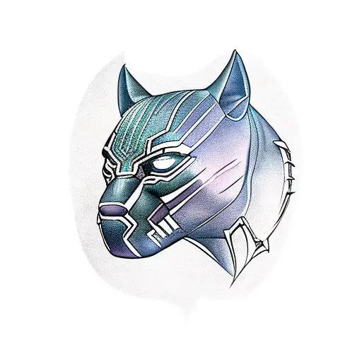 black panther chest tattoo tattoo design idea