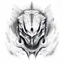 hydra, 3 head tattoo design idea