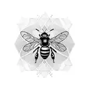Honey Bee tattoo design idea