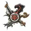 Hell is Forever written in script tattoo design idea