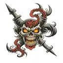 Hell is Forever written in script tattoo design idea