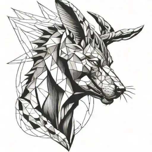 anubis tattoo design idea