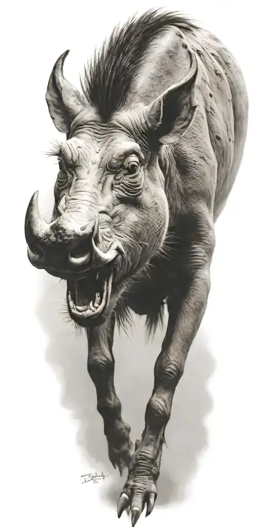  Warthog  tattoo design idea