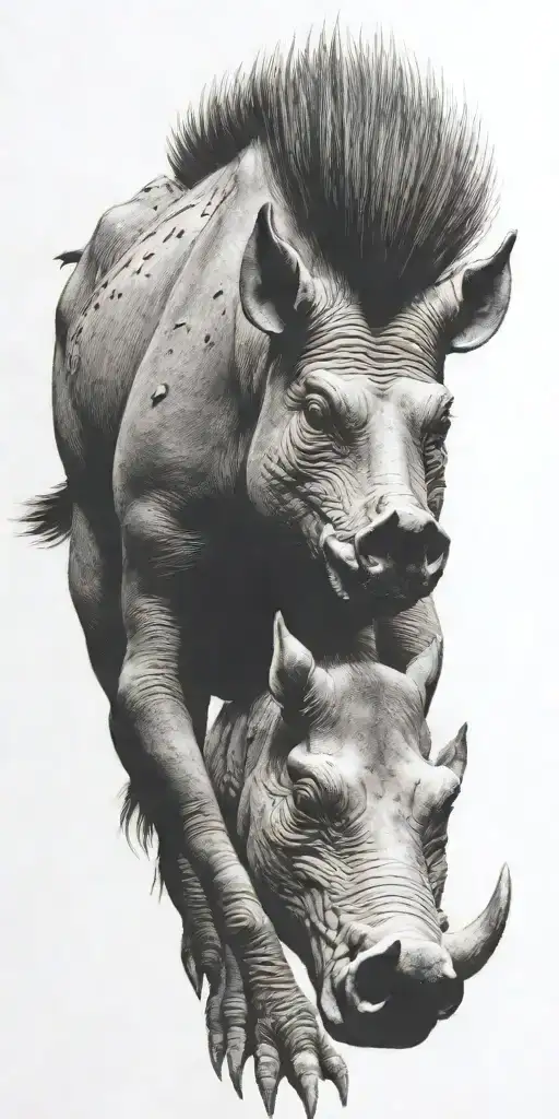 A10 Warthog tattoo design idea