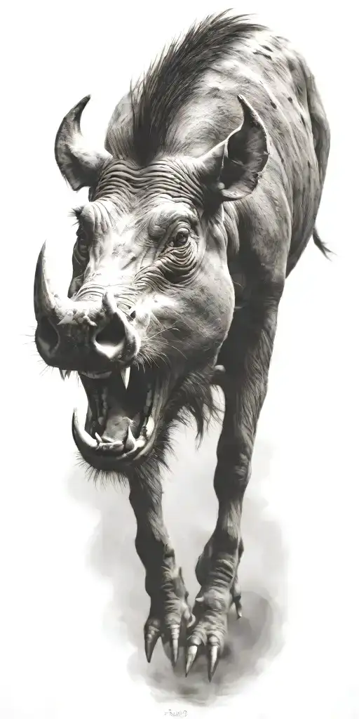  Warthog  tattoo design idea