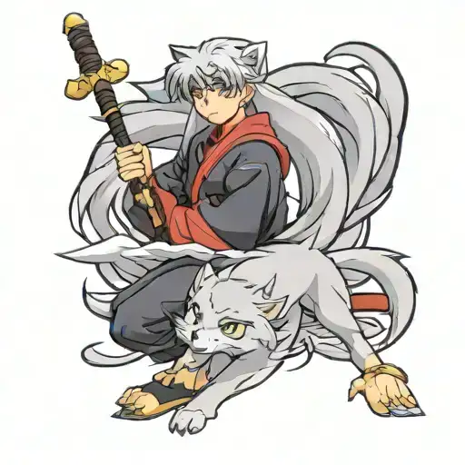 inuyasha tattoo design idea