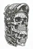 skull welder tattoo design idea
