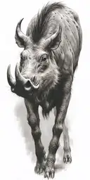  Warthog  tattoo design idea