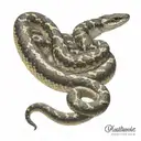 rattlesnake tattoo design idea