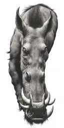  Warthog  tattoo design idea