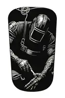 welder evil tattoo design idea